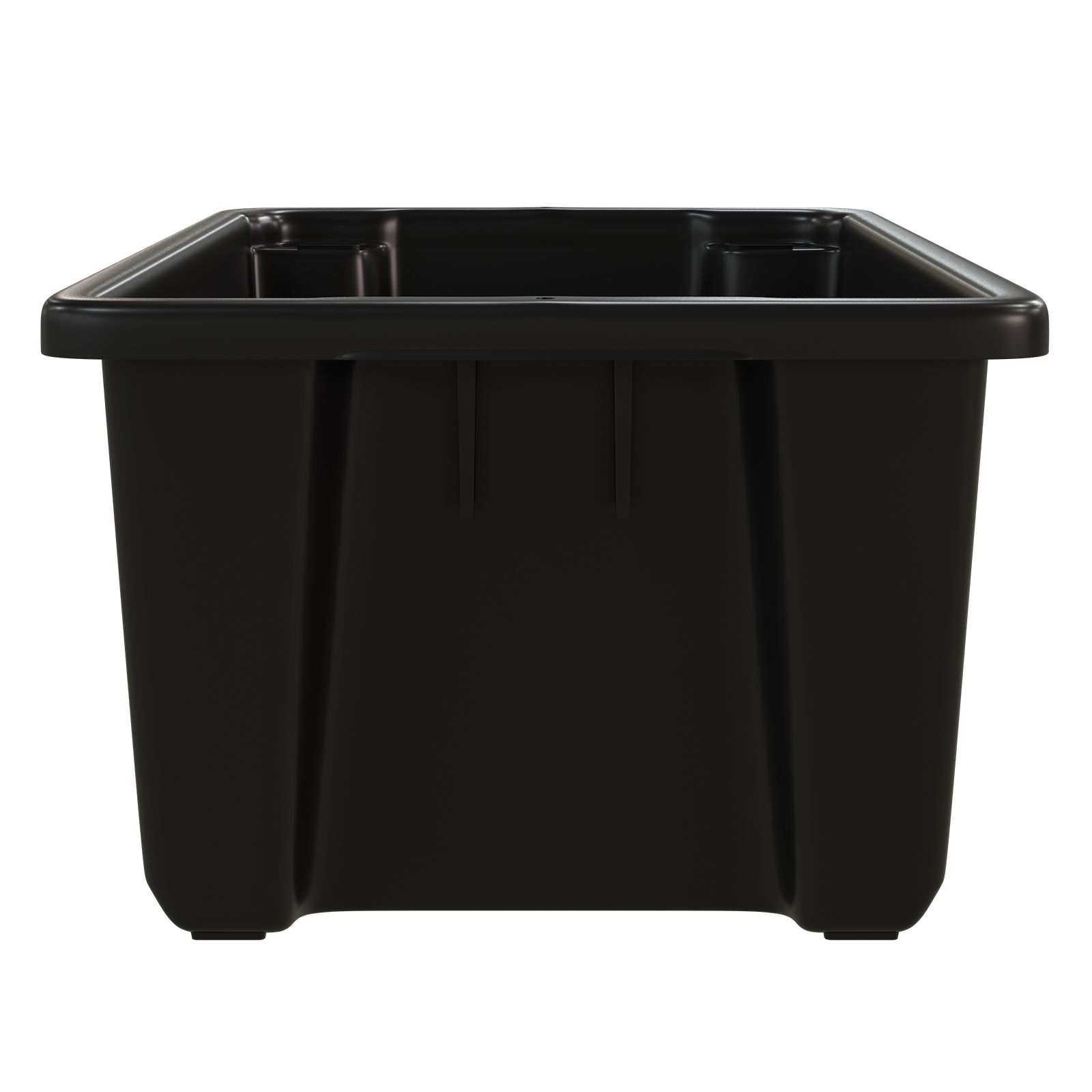 Handy Storage 54L Black Heavy Duty Storage Crate