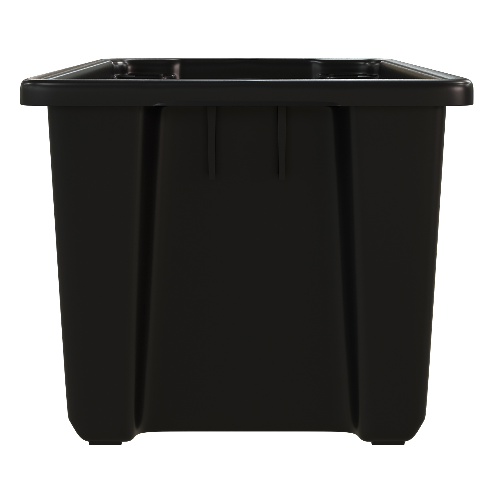 Handy Storage 70L Black Heavy Duty Storage Crate