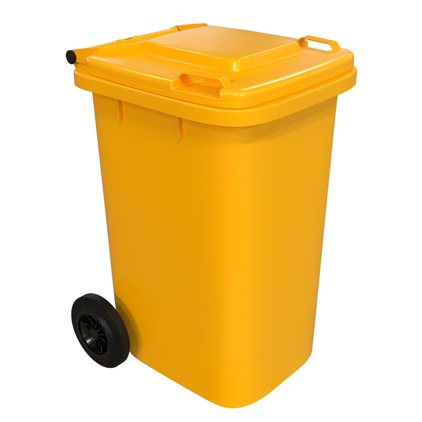 Handy 100L Yellow Wheelie Bin