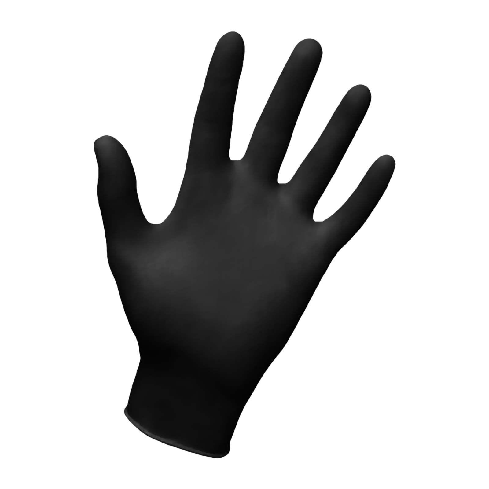 Handy Protection Black Nitrile Disposable Gloves – 20 Pack