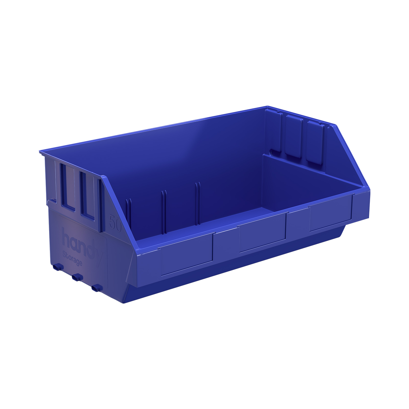 Handy Storage Size 50 Blue Plastic Storage Tote