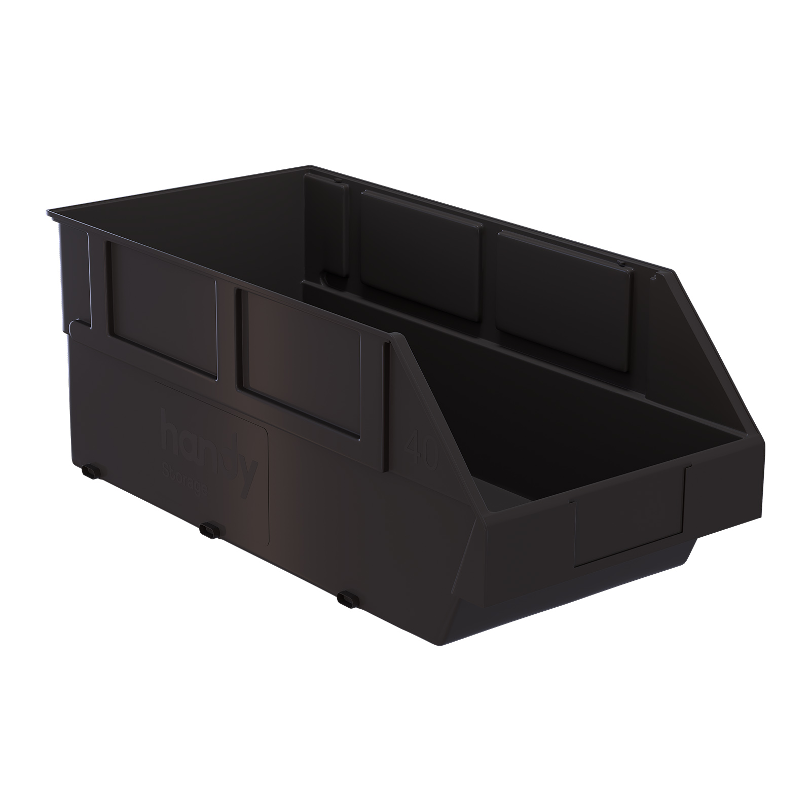 Handy Storage Size 40 400mm Grey Plastic Storage Tote