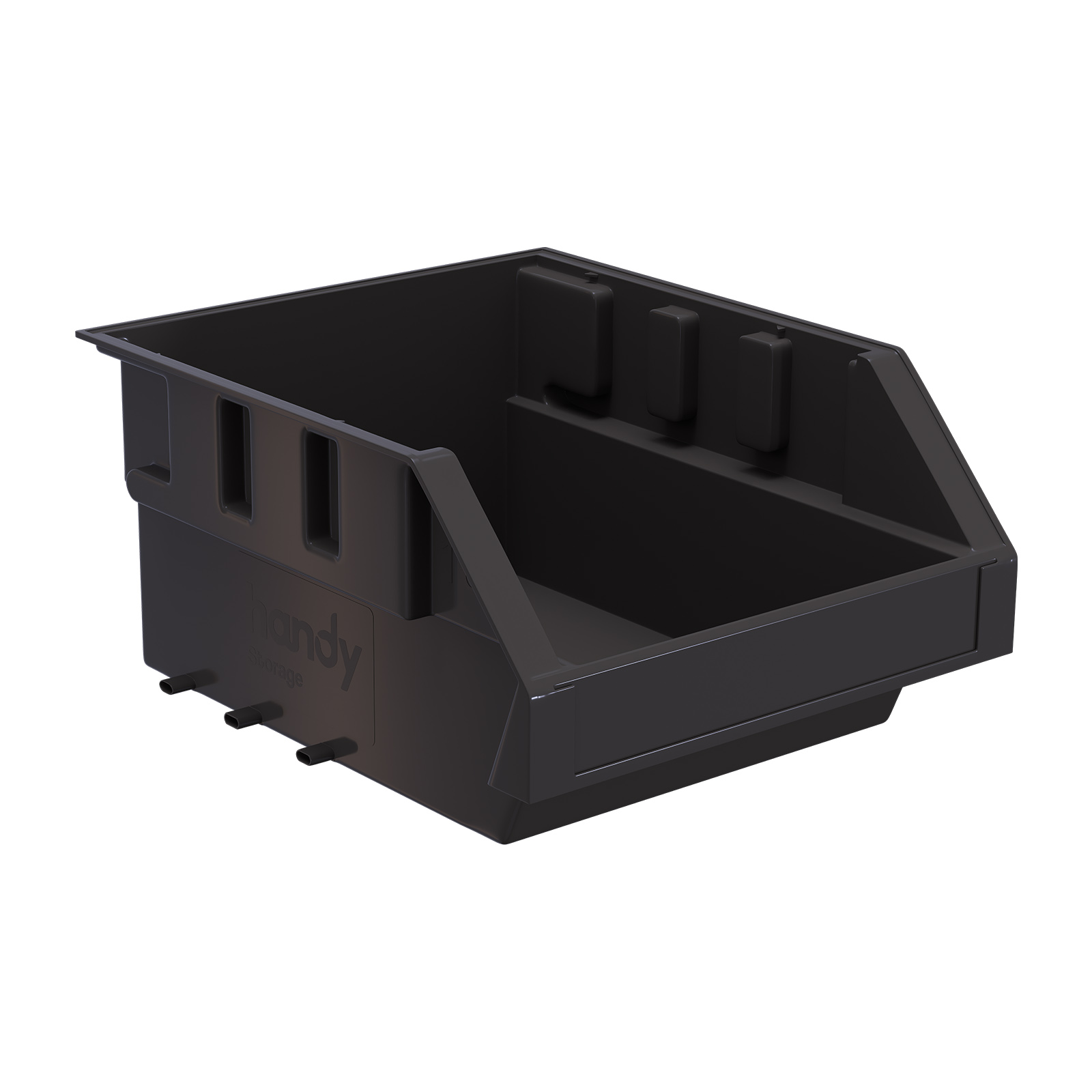Handy Storage Size 10 Grey Plastic Storage Tote